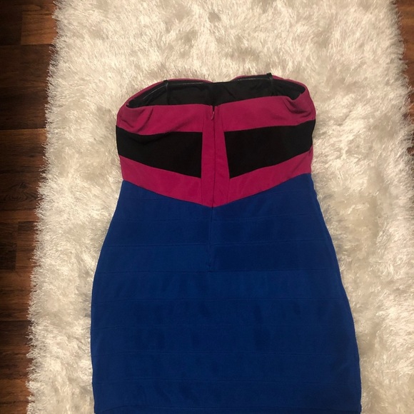 CITY STUDIO beautiful strapless dress/juniors size 11 - Picture 2 of 4